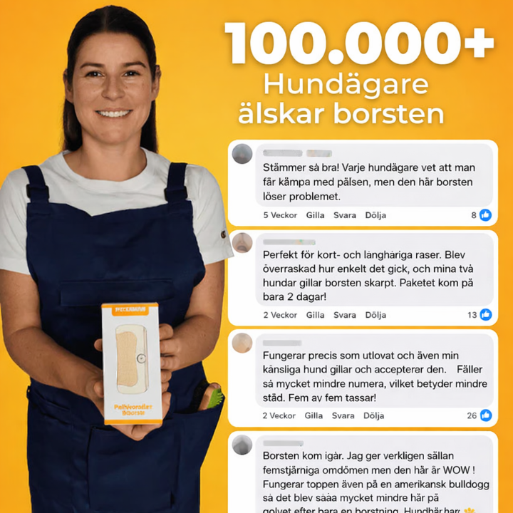 TryggVovve™ - Hundborste